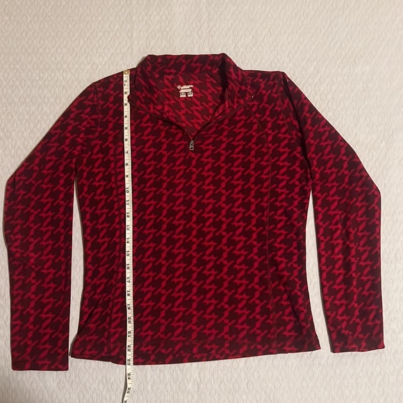 Columbia red colour patterned sweater, size Small - Picture 3 of 7